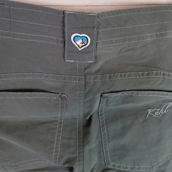 KUHL BANDITA CONVERTIBLE PANTS IN GREEN, SZ 6 - Picture 10 of 13